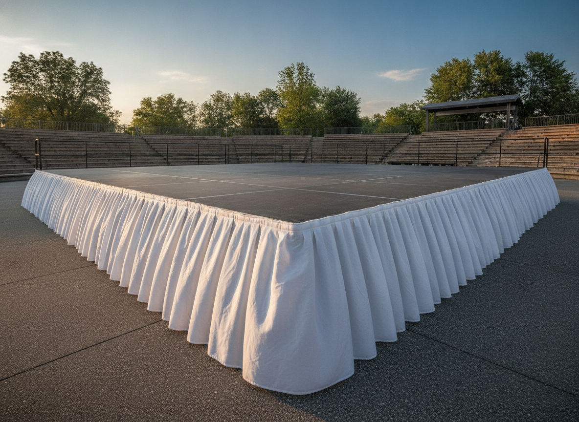 Deck Skirting (Poly Muslin) Deck Skirting (Poly Muslin)